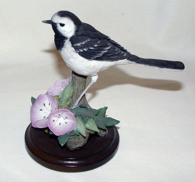 Picture of Wagtail with Geraniums